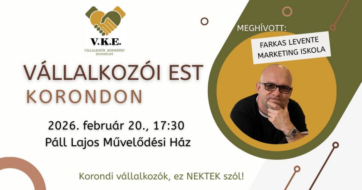 Vállalkozói est Korondon